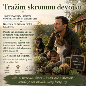 Tražim skromnu devojku