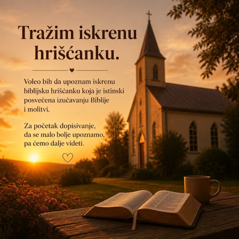 Tražim iskrenu hrišćanku
